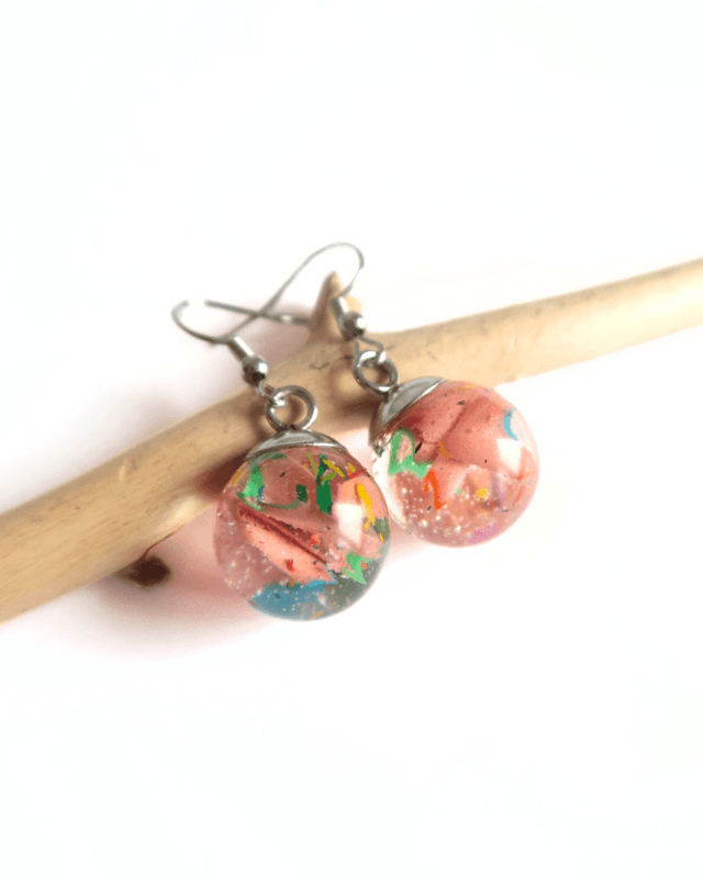 Boucles d'oreilles sphères Créative | BO59