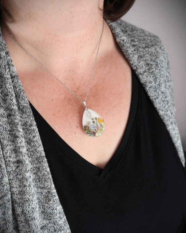 Collier Fleuri Clef des champs | CO023