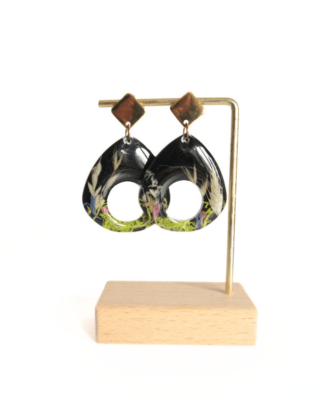 Grandes Boucles d'oreilles fleuries Jardin inspirant | BO033