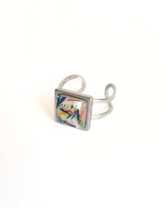 Bague carrée Créative | BA015