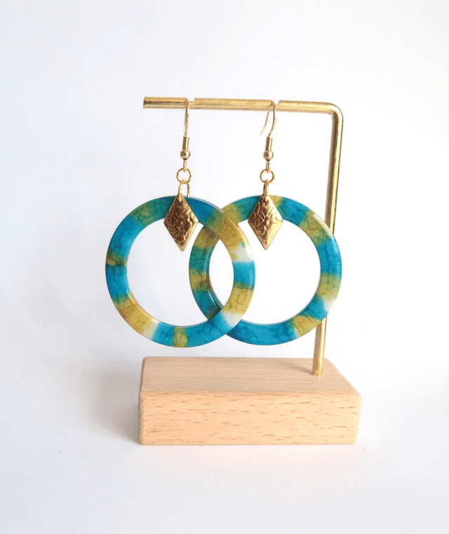 Grandes boucles d'oreilles Brillante | BO217A