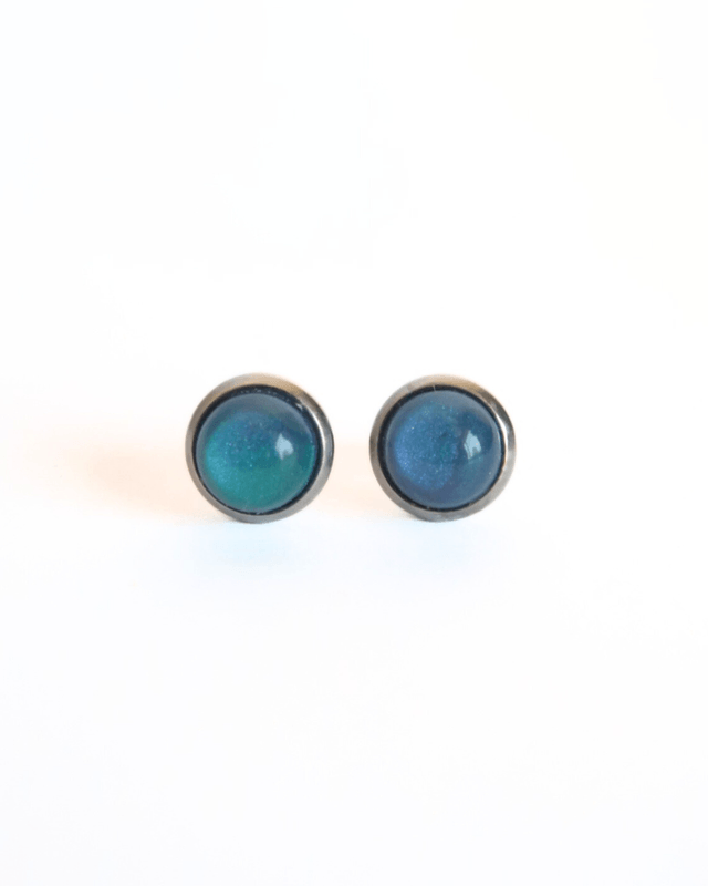 Boucles d'oreilles P'tites Puces Bleu | BO028