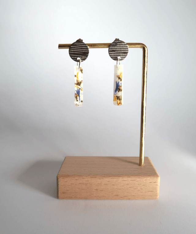 Boucles d'oreilles Fleuries Balade champêtre | BO003F