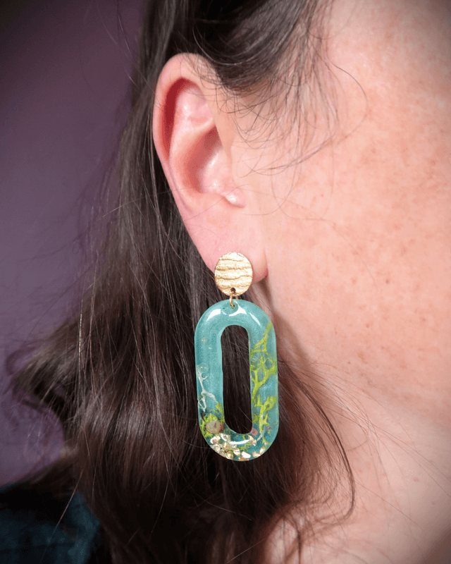 Grandes Boucles d'oreilles Fonds marins | BO120A
