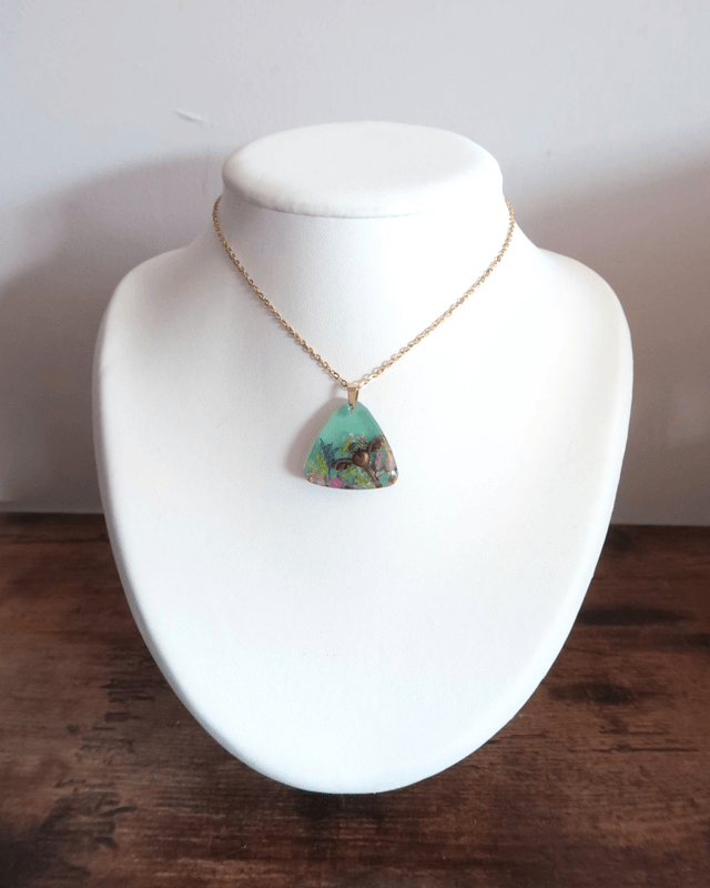 Collier Clef engloutie Fonds marins | CO012