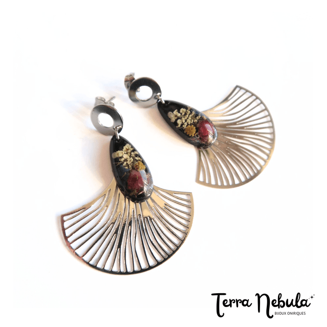 Boucles d'oreilles fleuries Elégance | BO195