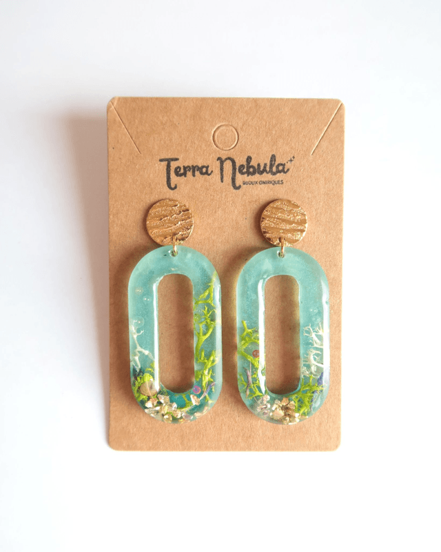 Grandes Boucles d'oreilles Fonds marins | BO120A