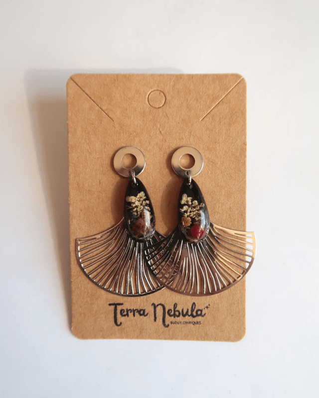 Boucles d'oreilles fleuries Elégance | BO195