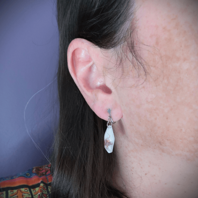 Boucles d'oreilles Clips Fleuris Jardin d'été | BO246F