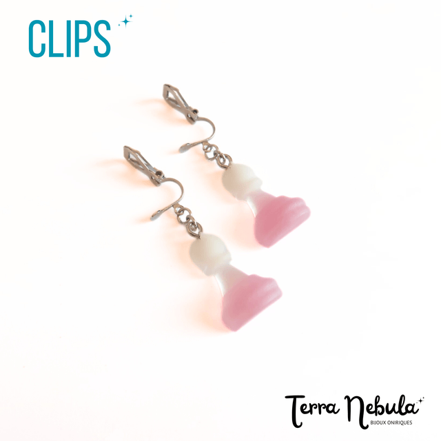 Boucles d'oreilles Clips Ludique | BO087