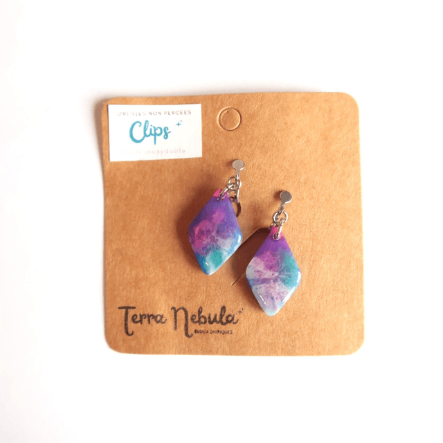 Boucles d'oreilles Clips Supernova | BO005