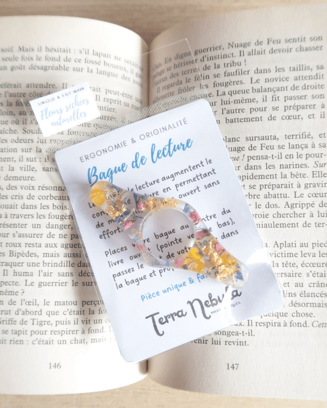 Bague de lecture Fleurie | BAL03