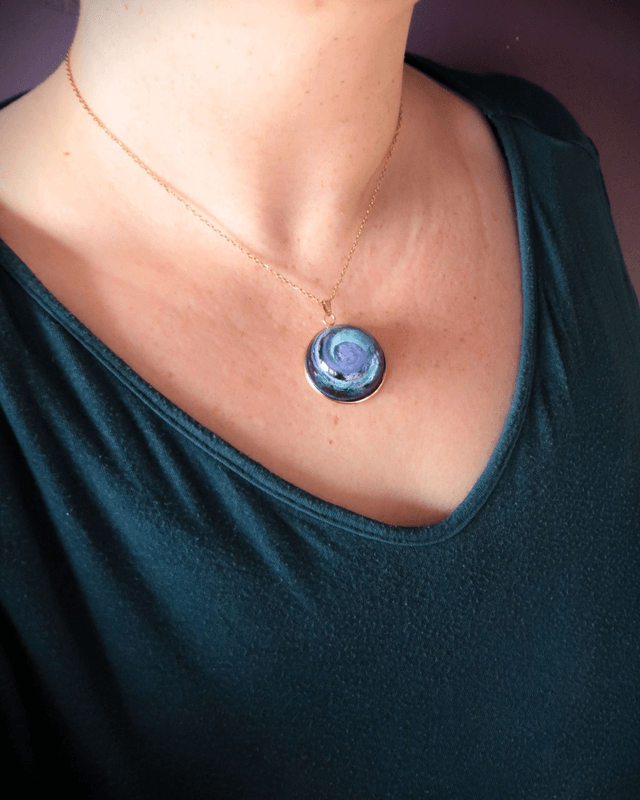 Collier Planète à adopter Terra Mysteria  | BP064 | Pétri