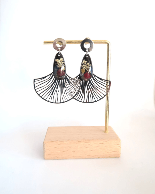 Boucles d'oreilles fleuries Elégance | BO195