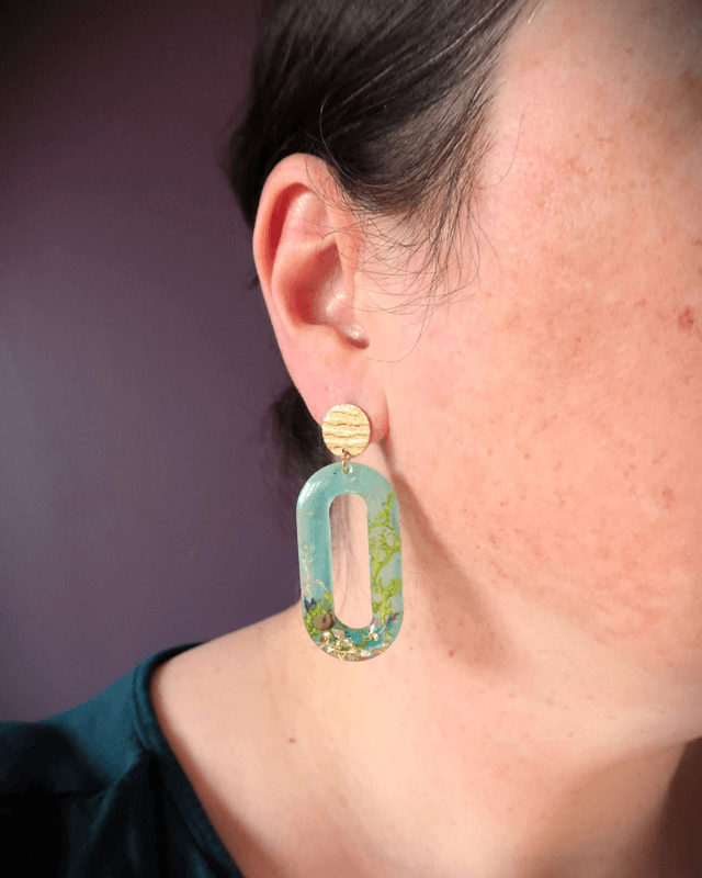 Grandes Boucles d'oreilles Fonds marins | BO120A