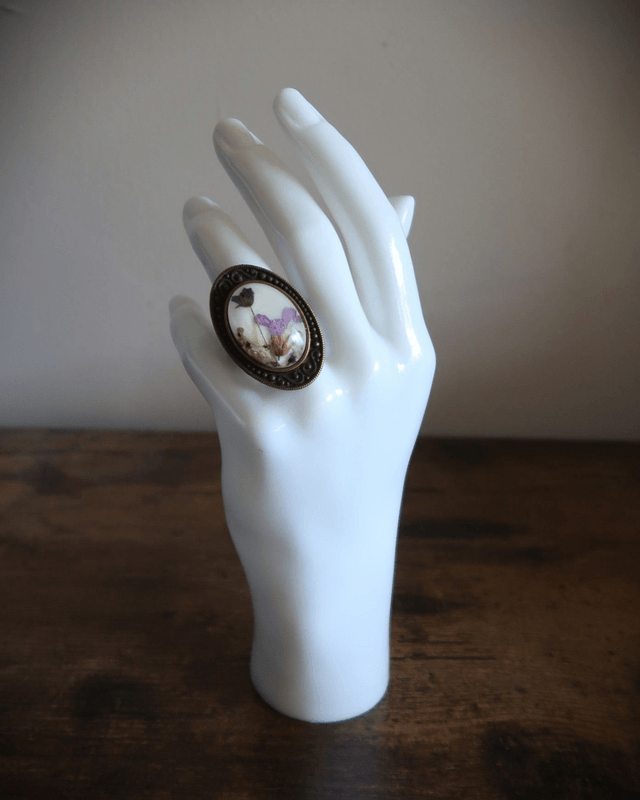 Bague fleurie baroque Symphonie en Fleurs | BA030