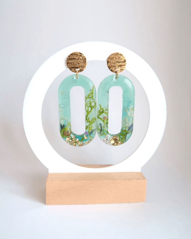 Grandes Boucles d'oreilles Fonds marins | BO120A