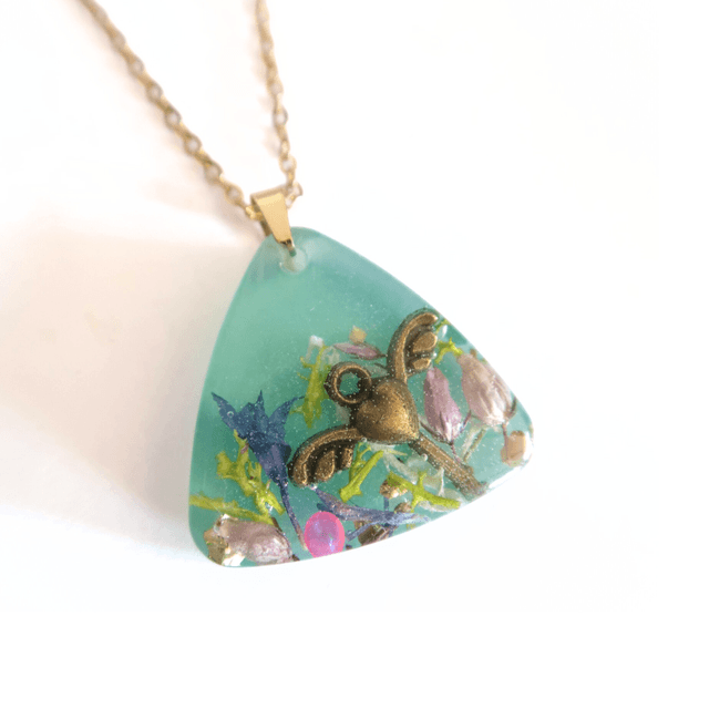 Collier Clef engloutie Fonds marins | CO012