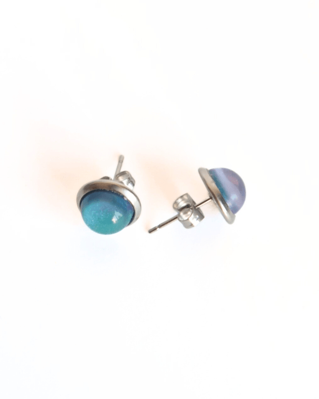 Boucles d'oreilles P'tites Puces Bleu | BO028