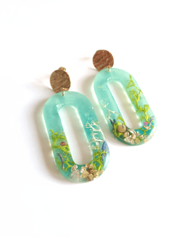 Grandes Boucles d'oreilles Fonds marins | BO120A