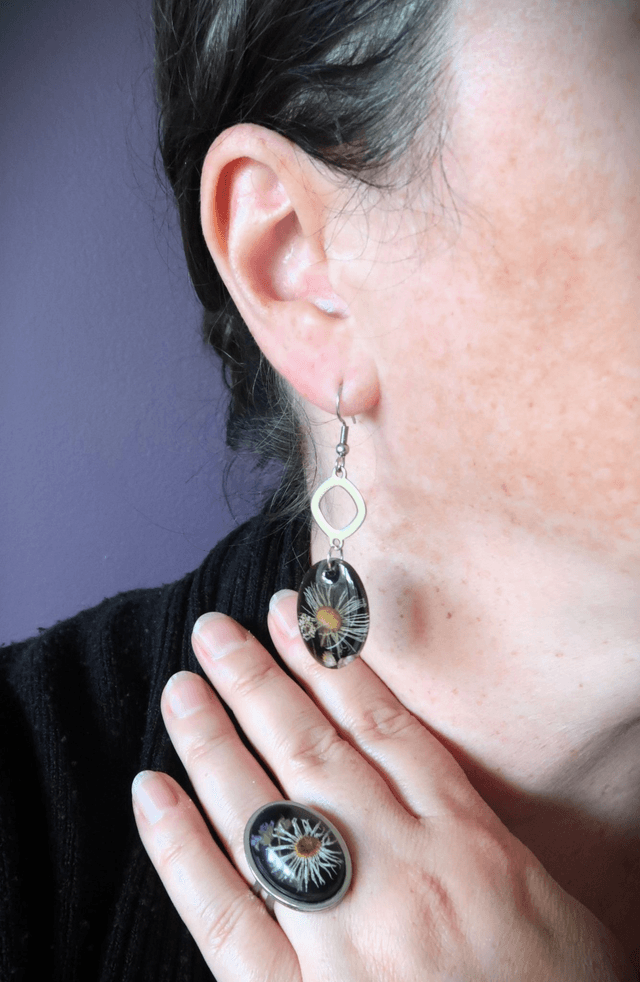 Parure fleurie Clair de Lune | PA263C