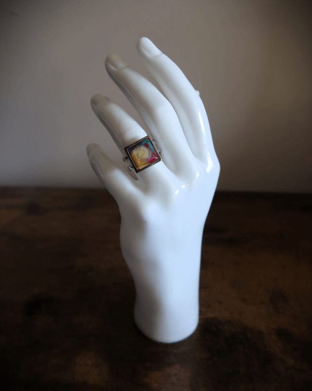 Bague carrée Onirique Fantasia | BA016