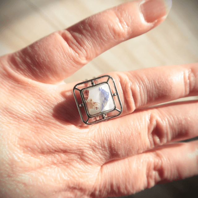 Bague fleurie Tableau fleuri | BA010