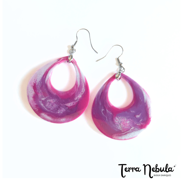 Grandes boucles d'oreilles Muse RÉVERSIBLES | BO186A