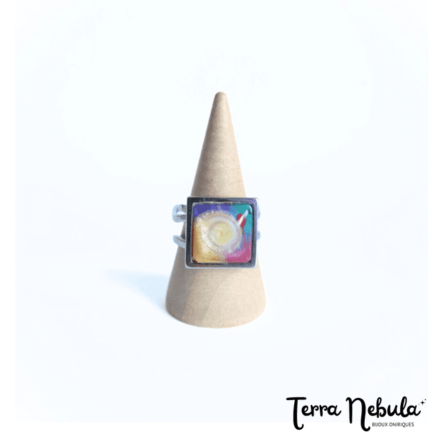 Bague carrée Onirique Fantasia | BA016
