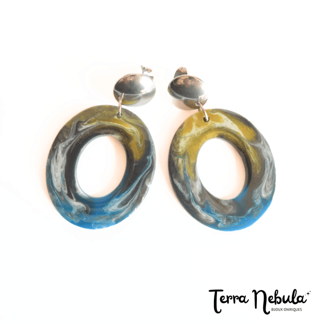 Grandes boucles d&#039;oreilles Virage | BO187A