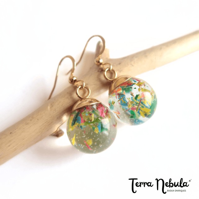 Boucles d&#039;oreilles sphères Créative | BO15
